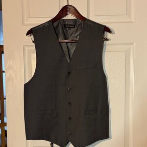 Men's Dark Gray Vest by Alberto Cardinali